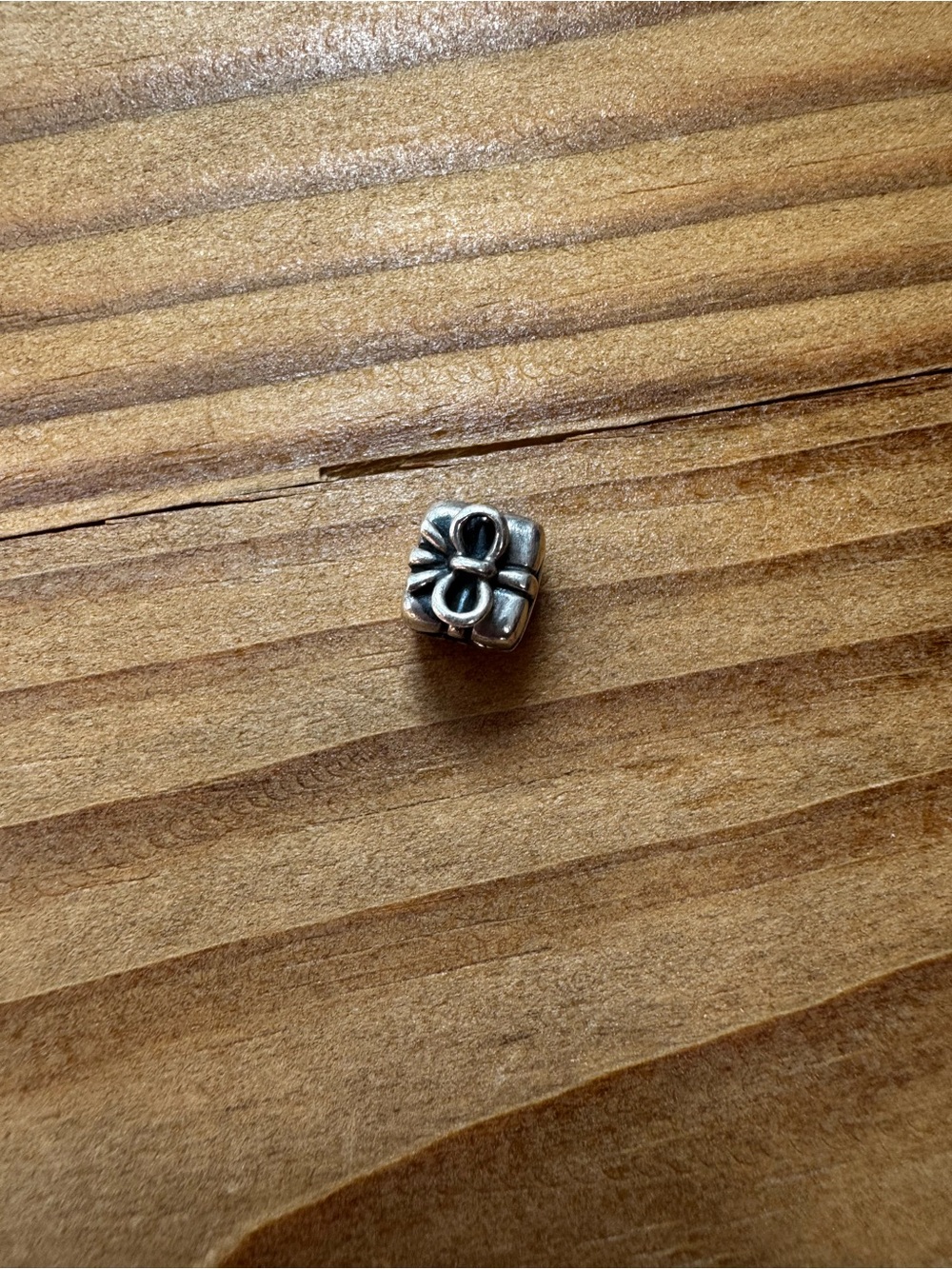 Pandora Sterling Silver Gift-Box Bead Charm - Silver